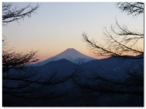 雲取山からの富士山